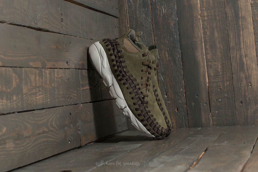 Buty męskie Nike Air Footscape Woven Chukka Cargo Khaki/ Velvet Brown