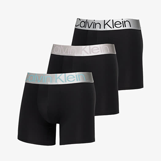 Boxer shorts Calvin Klein Microfiber Boxer Brief 3 Pack Black Footshop