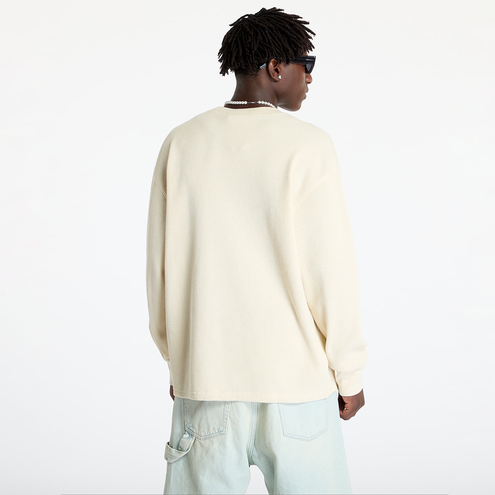 T-Shirts Carhartt WIP Basics Script Long Sleeve Tee UNISEX Natural/ Black