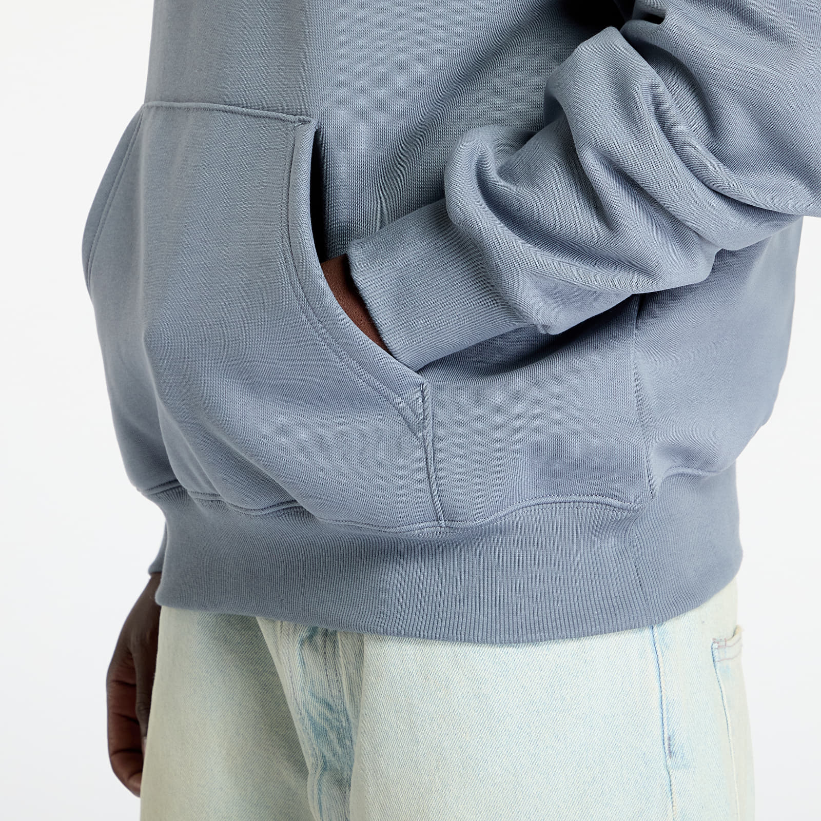 Bluzy Carhartt WIP Hooded Carhartt Sweat UNISEX Dove Grey/ Wax