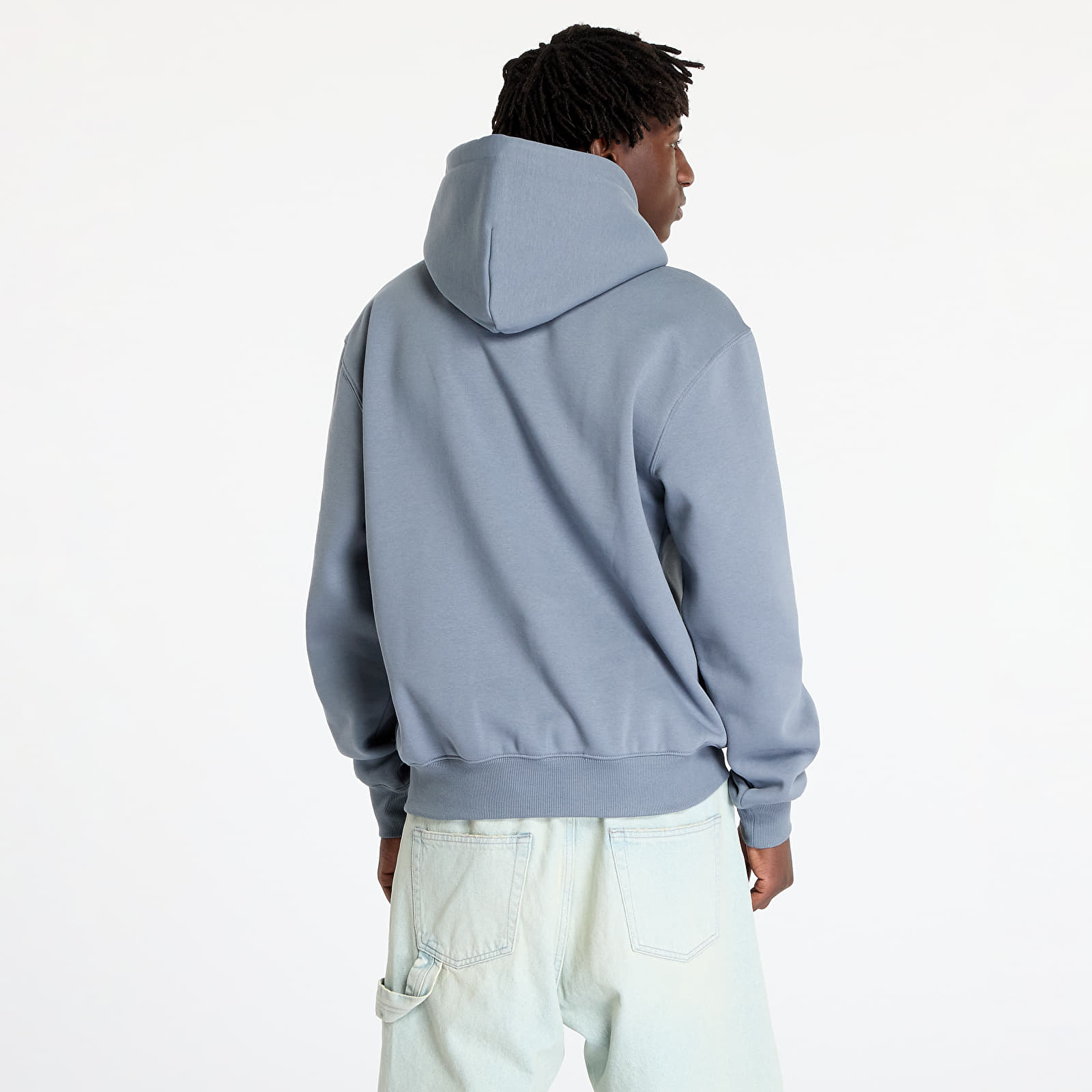 Bluzy Carhartt WIP Hooded Carhartt Sweat UNISEX Dove Grey/ Wax