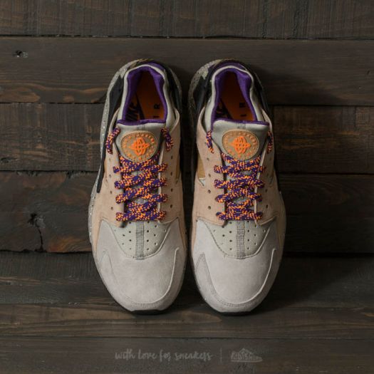 Men s shoes Nike Air Huarache Run Premium Linen Golden Beige Black Footshop