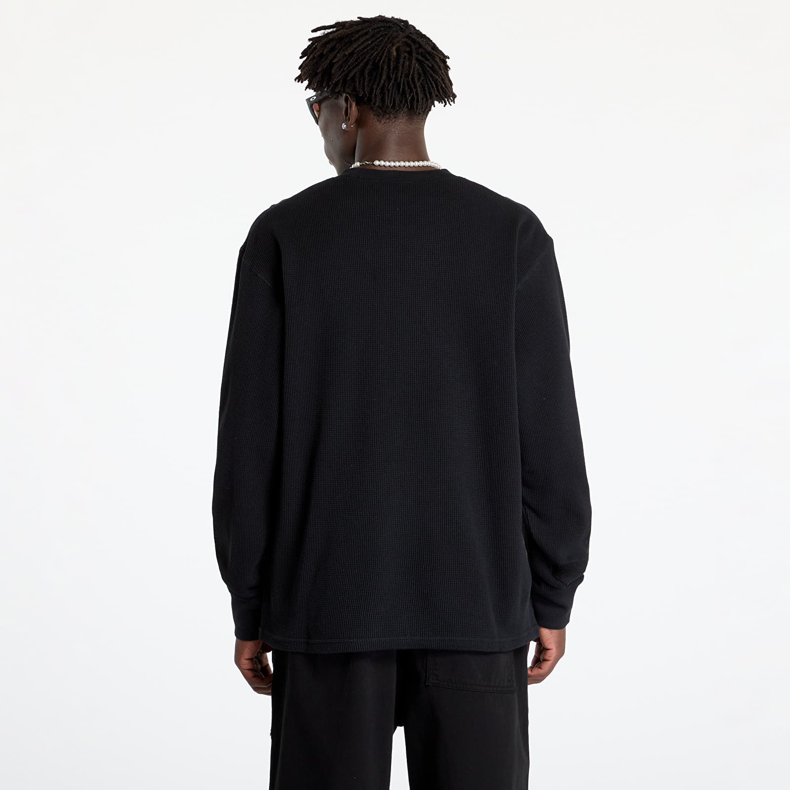 T-Shirts Carhartt WIP Basics Script Long Sleeve Tee UNISEX Black/ White