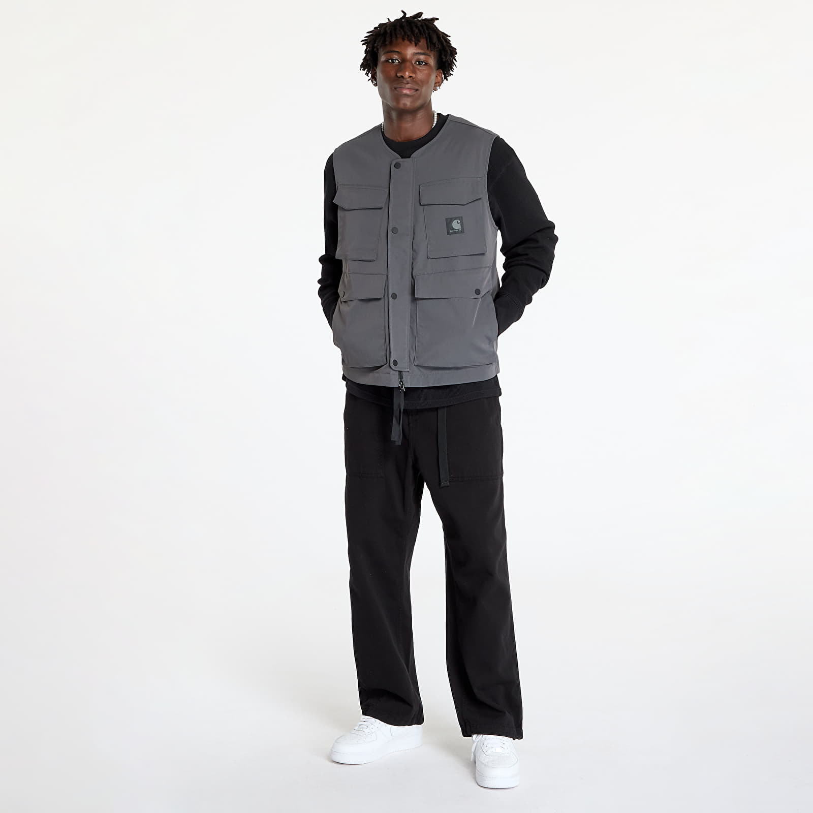 Vesty Carhartt WIP Balto Vest UNISEX Graphite