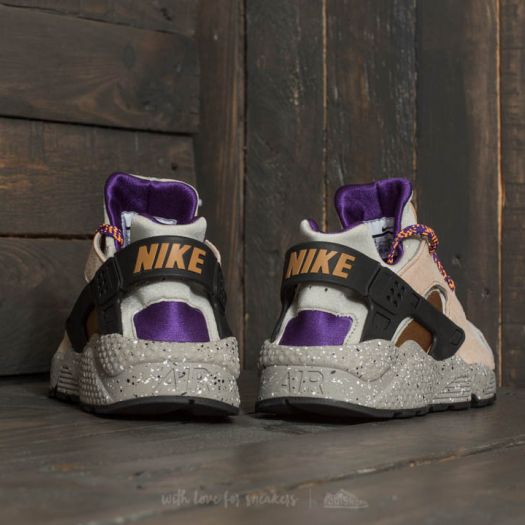 Nike air huarache run premium linen/ golden beige-black outlet