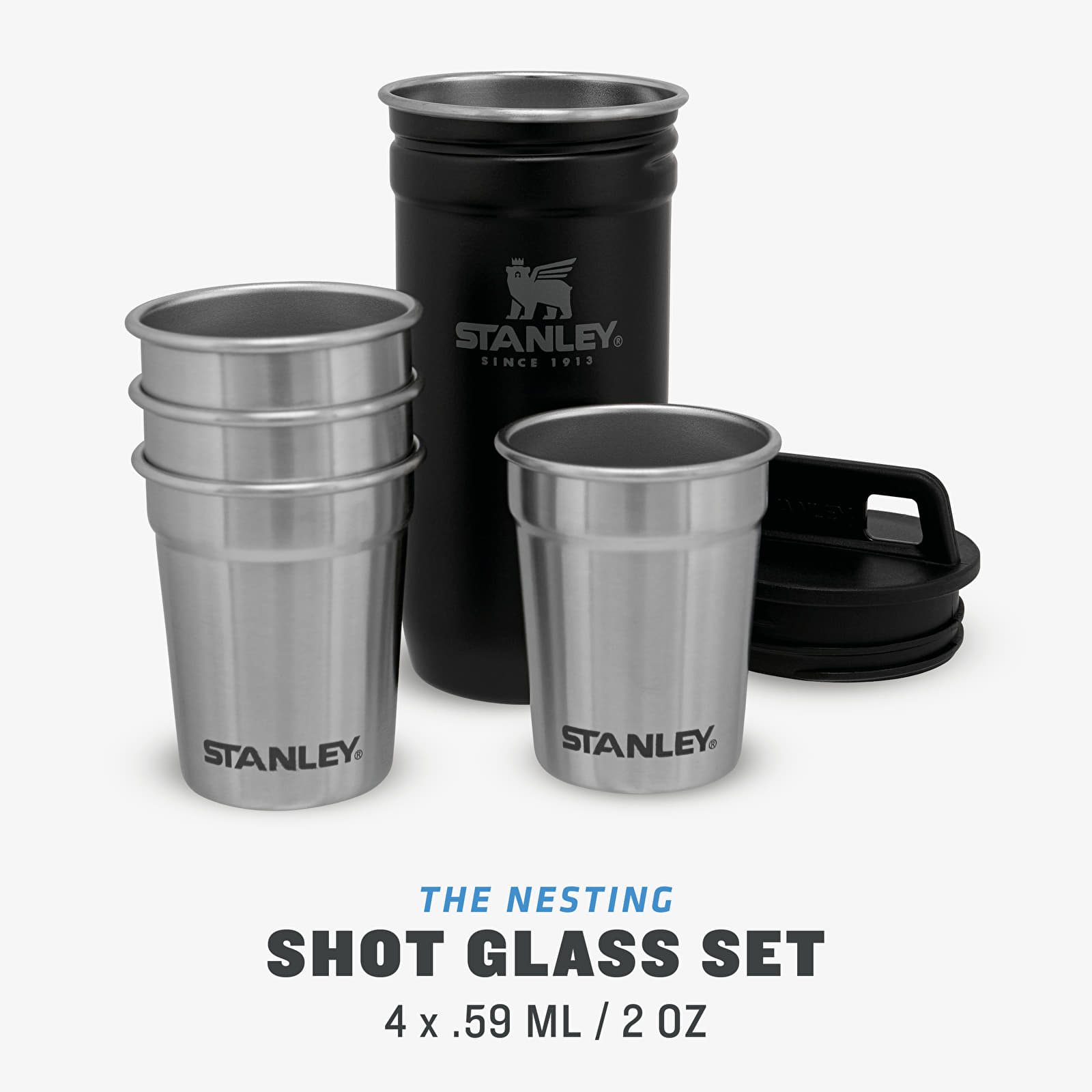 andere Accessoires STANLEY Shot Glass 4-Set Black