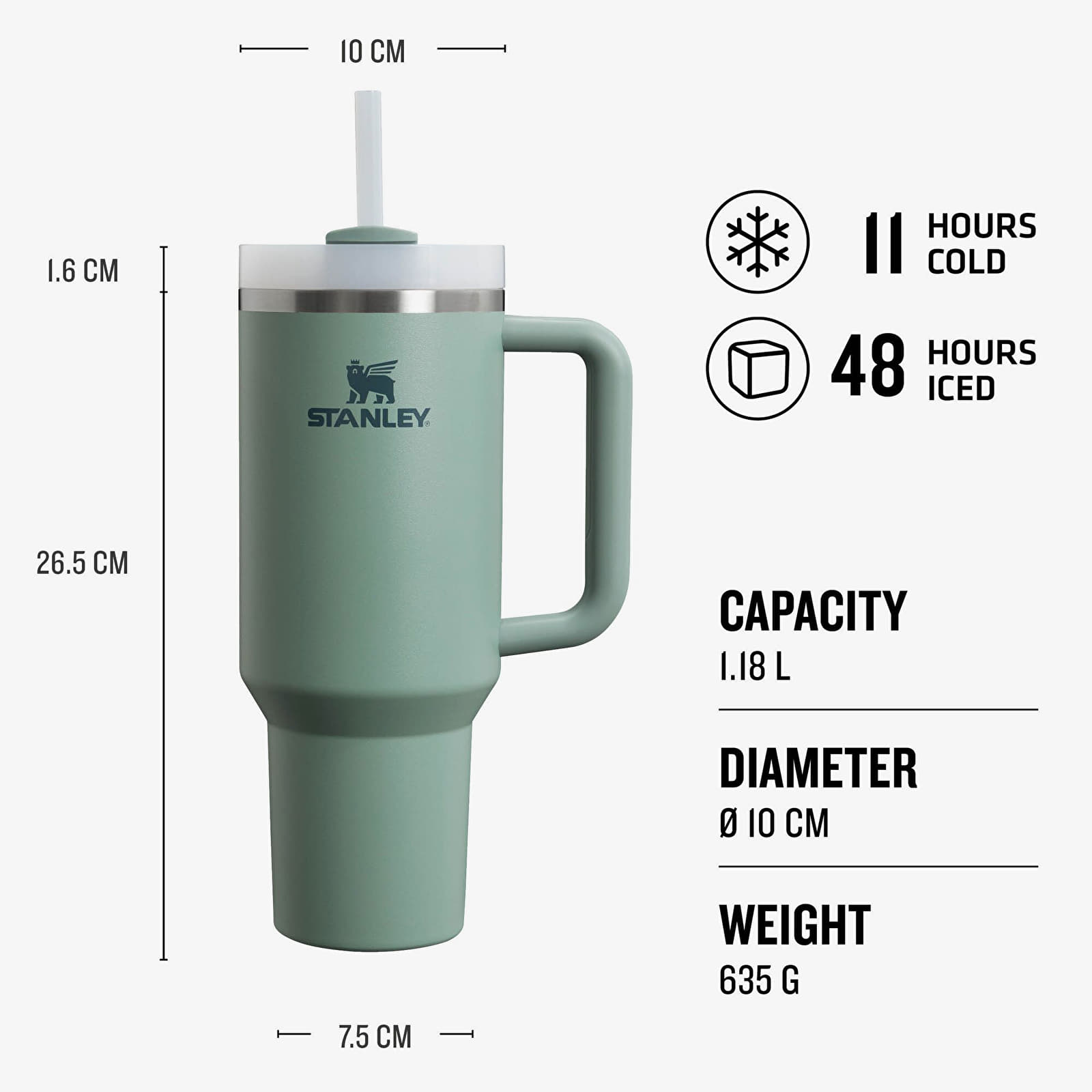 Other accessories STANLEY The Quencher H2.O FlowState™ Tumbler 1180 ml Shale