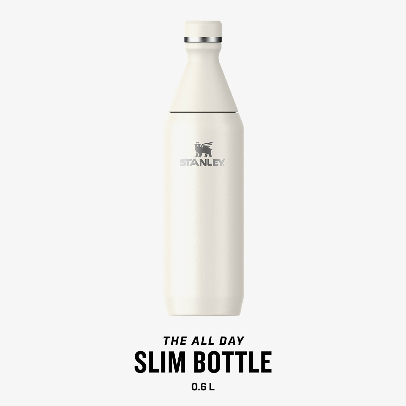 Citi aksesuāri STANLEY The All Day Slim Bottle 600 ml Cream Gloss
