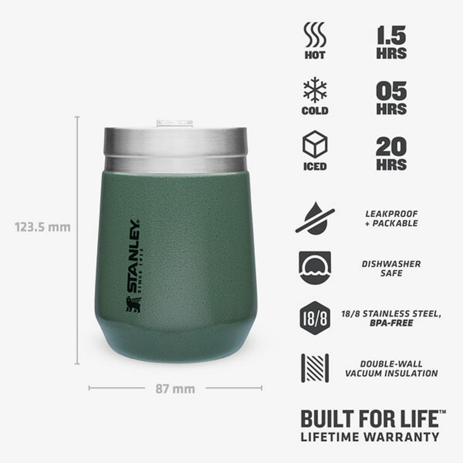 Other accessories STANLEY Adventure The Everyday GO Tumbler 290 ml Hammertone Green