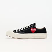 Converse x Comme des Garçons PLAY Chuck 70 OX Black/ Egret/ Red