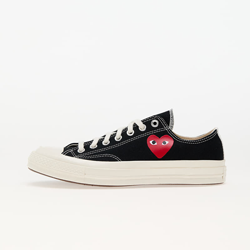 Converse x Comme des Garçons PLAY Chuck 70 OX Black/ Egret/ Red