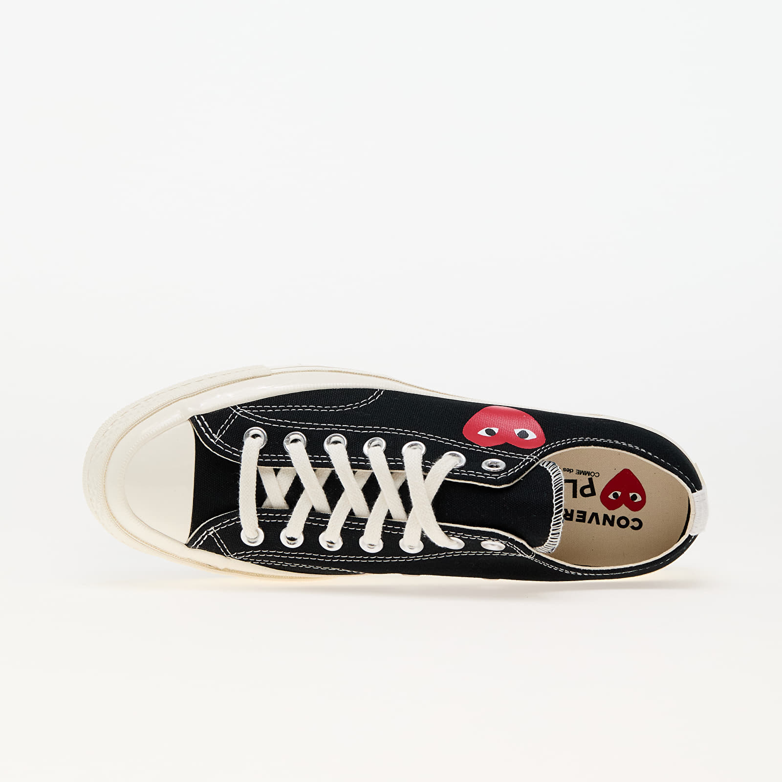 Schuhe Converse x Comme des Garçons PLAY Chuck 70 OX Black/ Egret/ Red