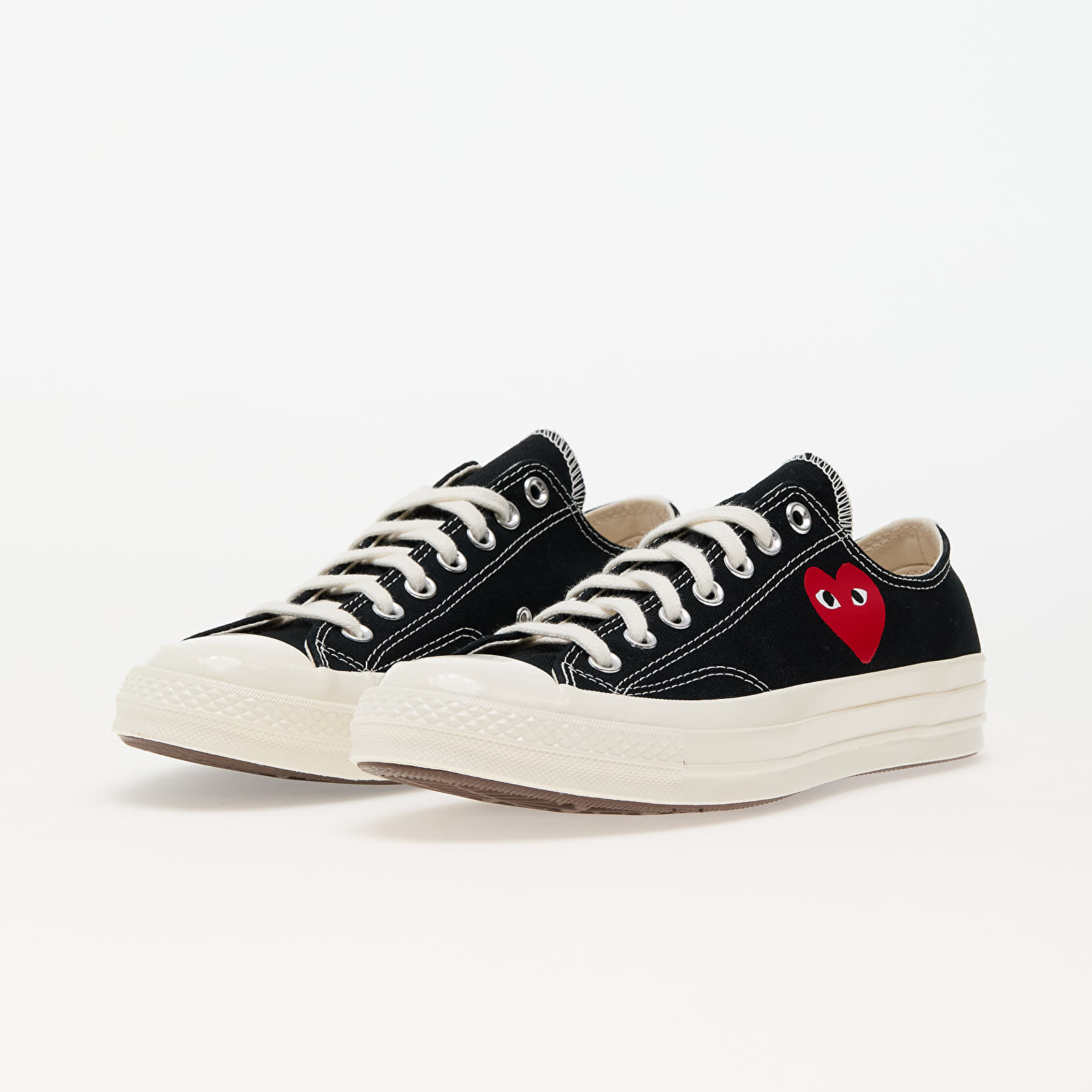 Schuhe Converse x Comme des Garçons PLAY Chuck 70 OX Black/ Egret/ Red