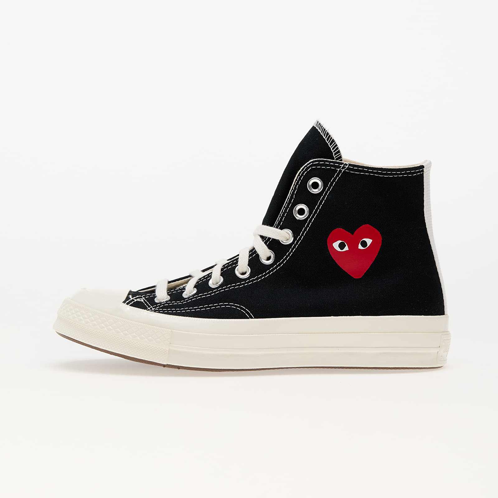 Boty Converse x Comme des Garçons PLAY Chuck 70 Hi Black/ Red/ Egret