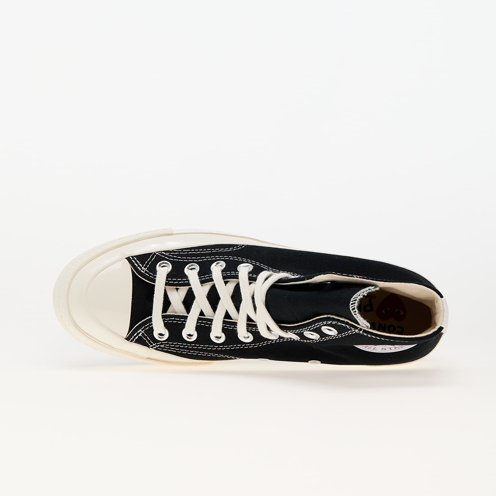 Boty Converse x Comme des Garçons PLAY Chuck 70 Hi Black/ Red/ Egret