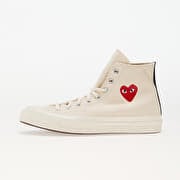 Converse x Comme des Garçons PLAY Chuck 70 Hi Milk/ Red/ Black