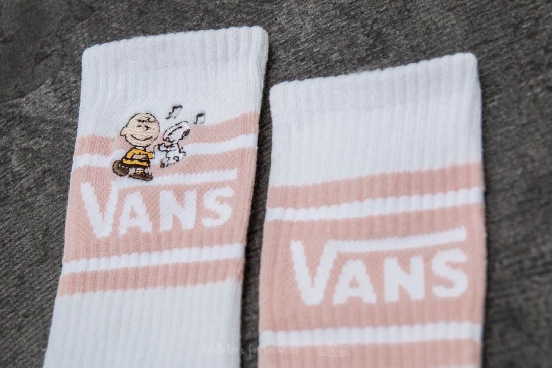 Nogavice  Vans x Peanuts Snoopy Crew Socks White/ Marshmallov
