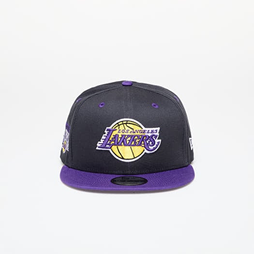 Cap New Era Los Angeles Lakers Team Color 9FIFTY Snapback Cap Black/ True Purple