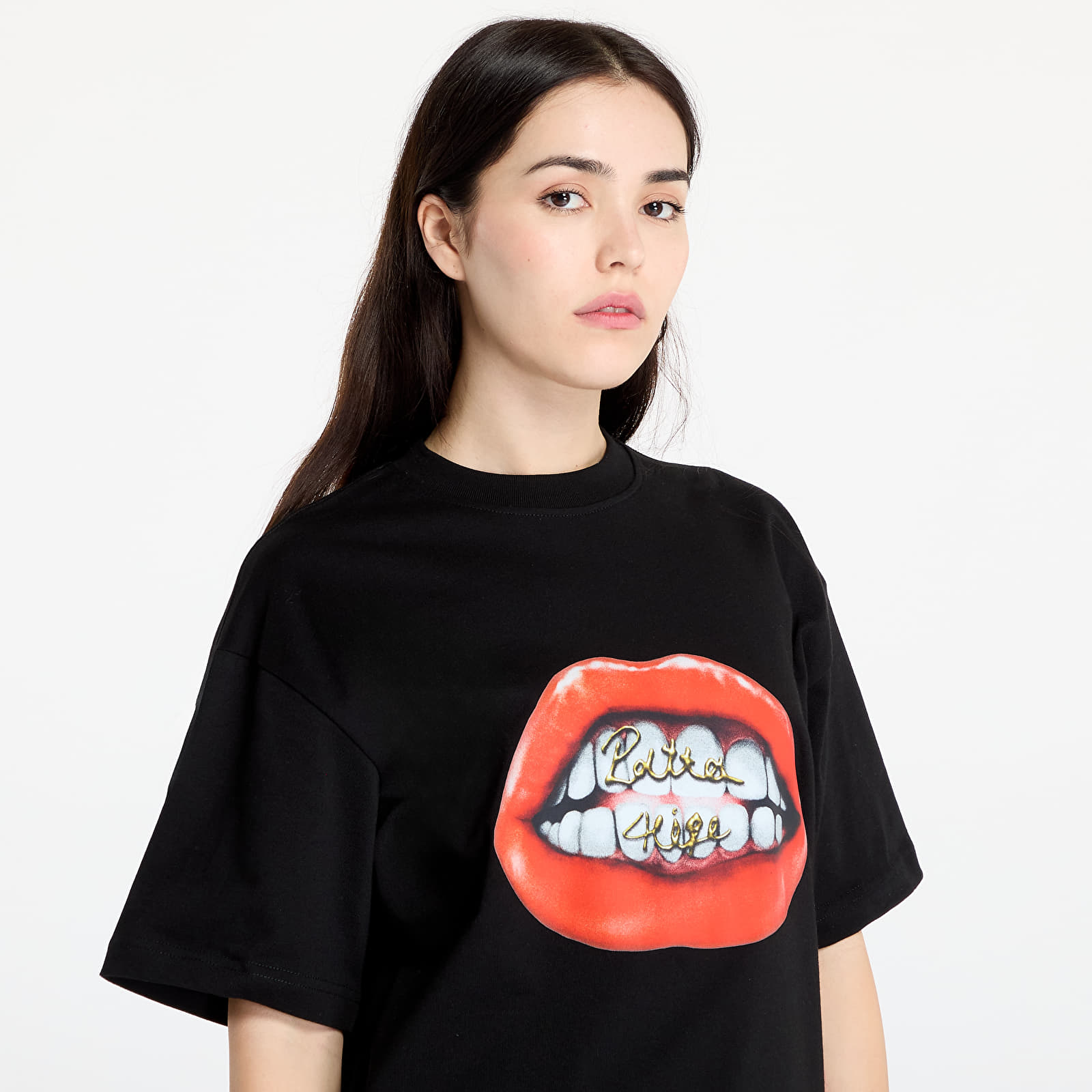 Pánská trička Patta Smile T-Shirt UNISEX Black