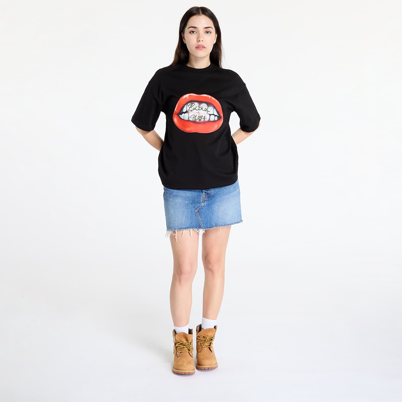 Pánská trička Patta Smile T-Shirt UNISEX Black