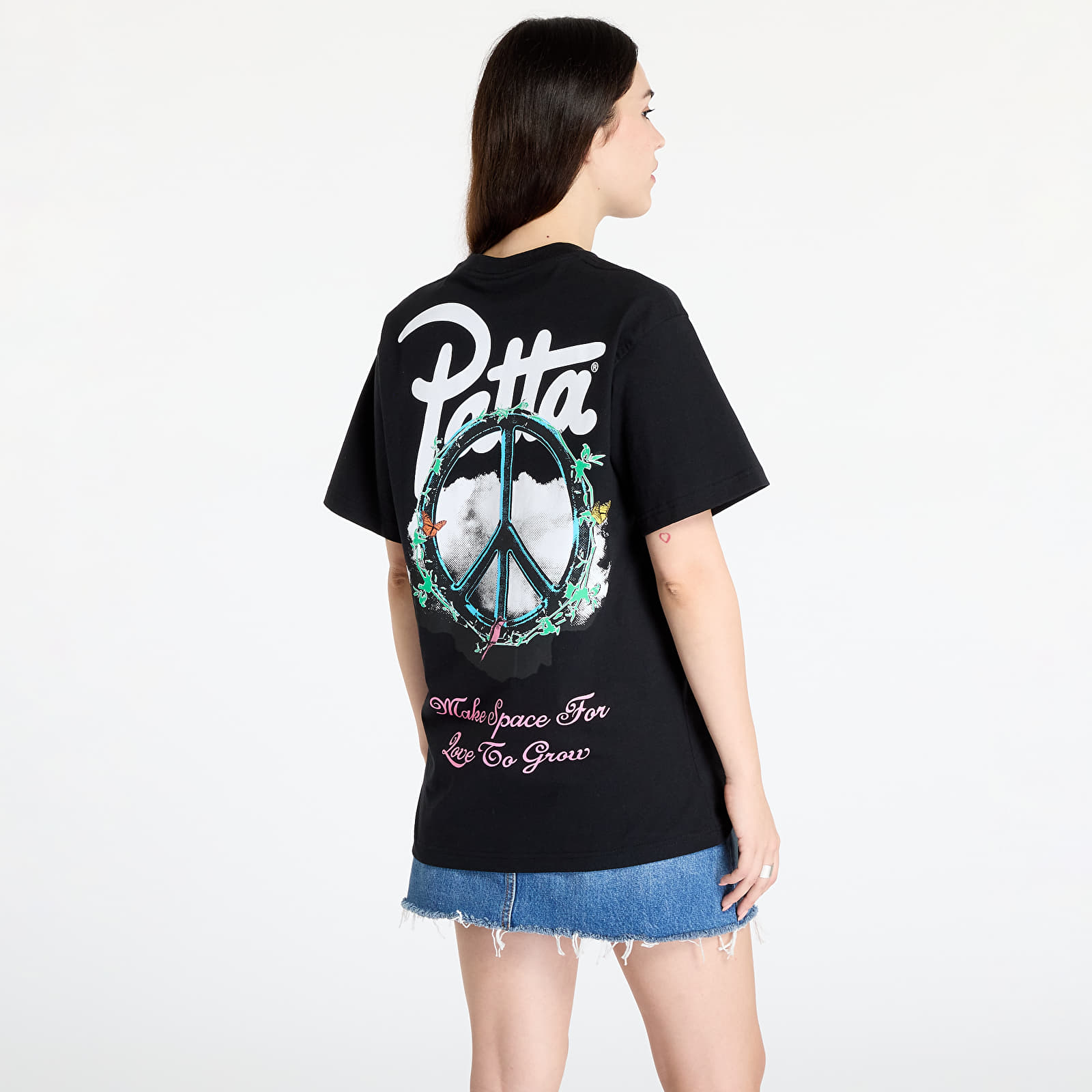 Majice T-shirt Patta Xerox Peace T-Shirt UNISEX Black