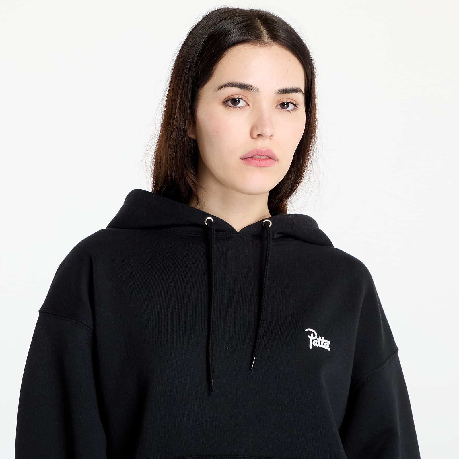 Hanorace Patta Xerox Peace Boxy Hooded Sweater UNISEX Black