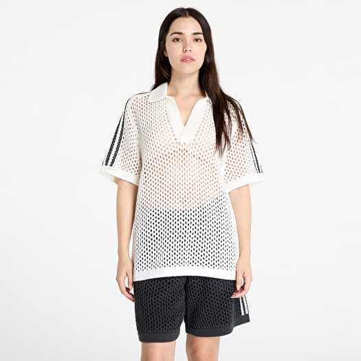 Tričko adidas x Clot C Polo UNISEX Core White
