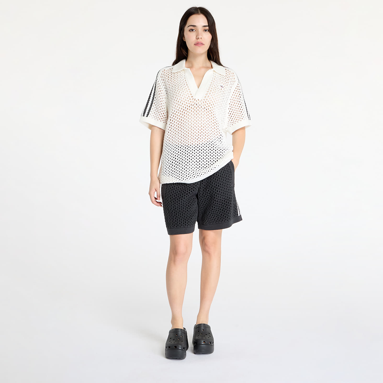 Koszulki adidas x Clot C Polo UNISEX Core White