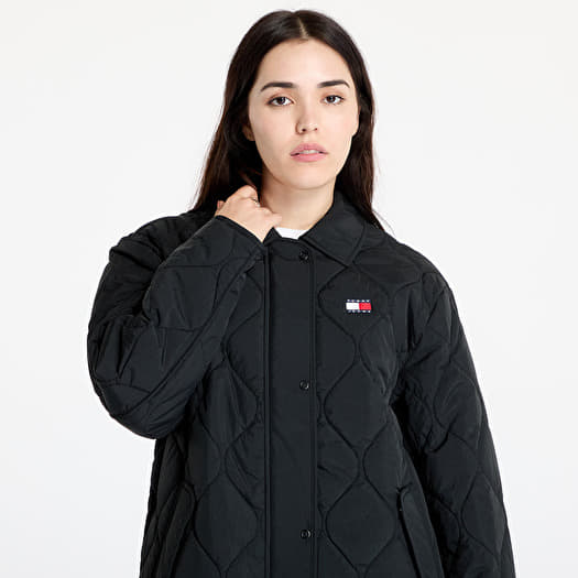 Jackets Tommy Jeans Onion Quilt Coat Jacket Black Footshop