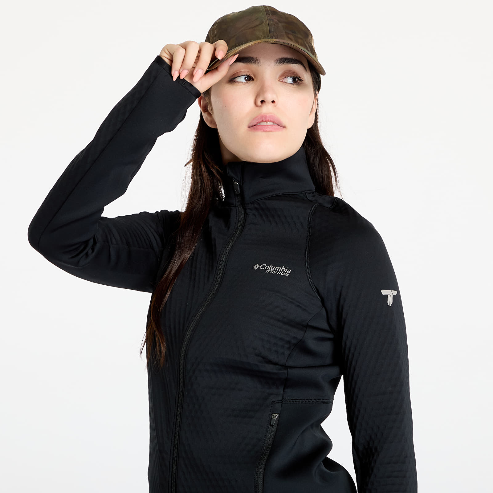 Mikiny Columbia Crystal Leaf™ Omni-Heat™ Helix Full Zip Heat H-Black