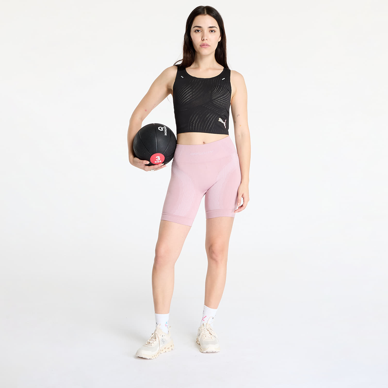 Tank Tops PUMA Run Ultraspun Crop Top W Black