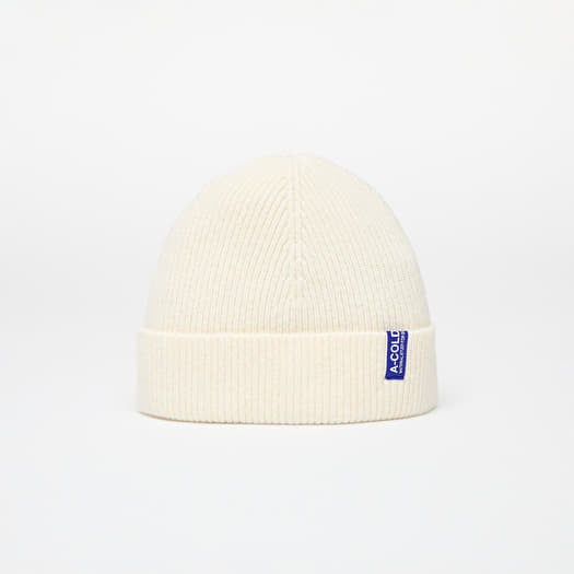 Čepice A-COLD-WALL* Ribbed Structure Beanie Beige