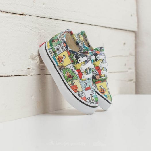 Vans authentic peanuts hotsell comic strip skate shoe