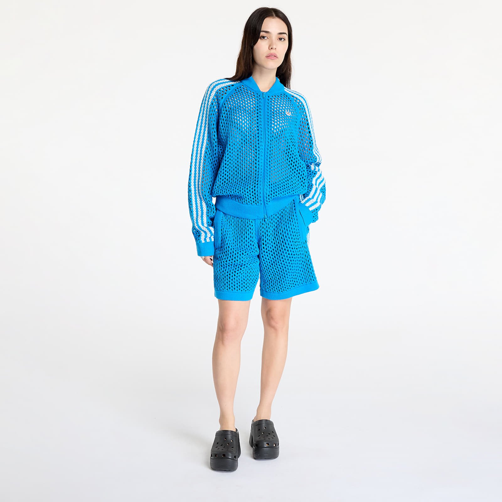 Bluzy adidas x Clot C Sst Track Top UNISEX Brave Blue