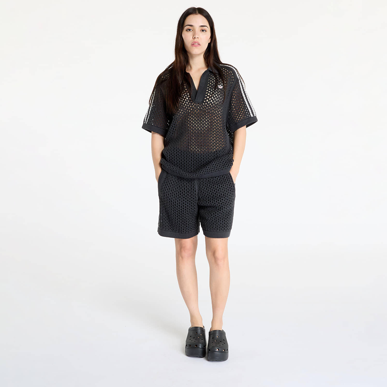 Koszulki adidas x Clot C Polo UNISEX Carbon
