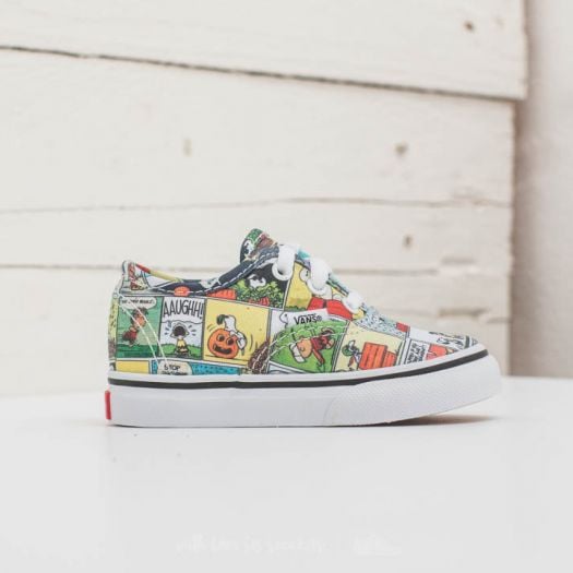 Vans authentic peanuts comic strip skate shoe clearance