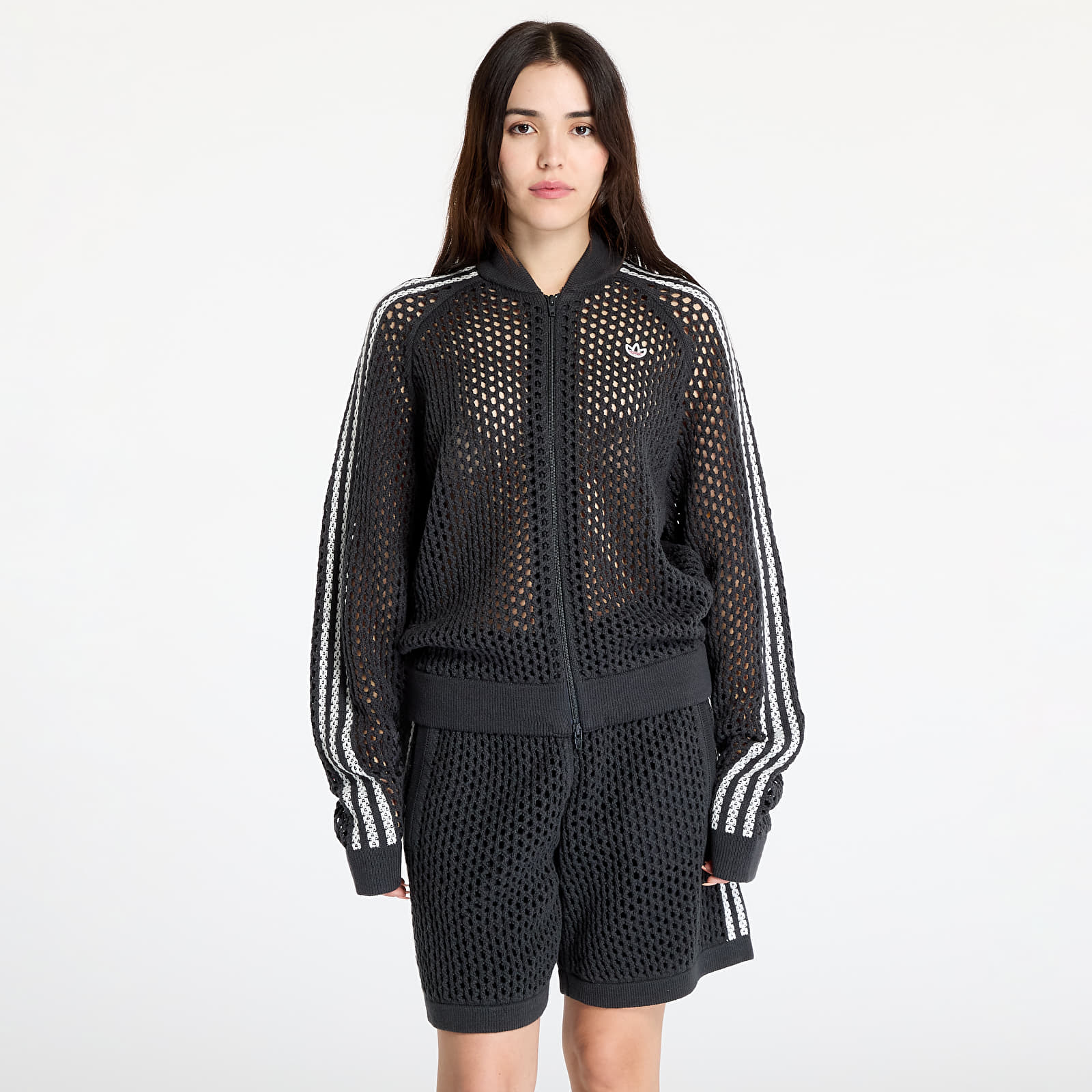 Mikiny adidas x Clot C Sst Track Top UNISEX Carbon