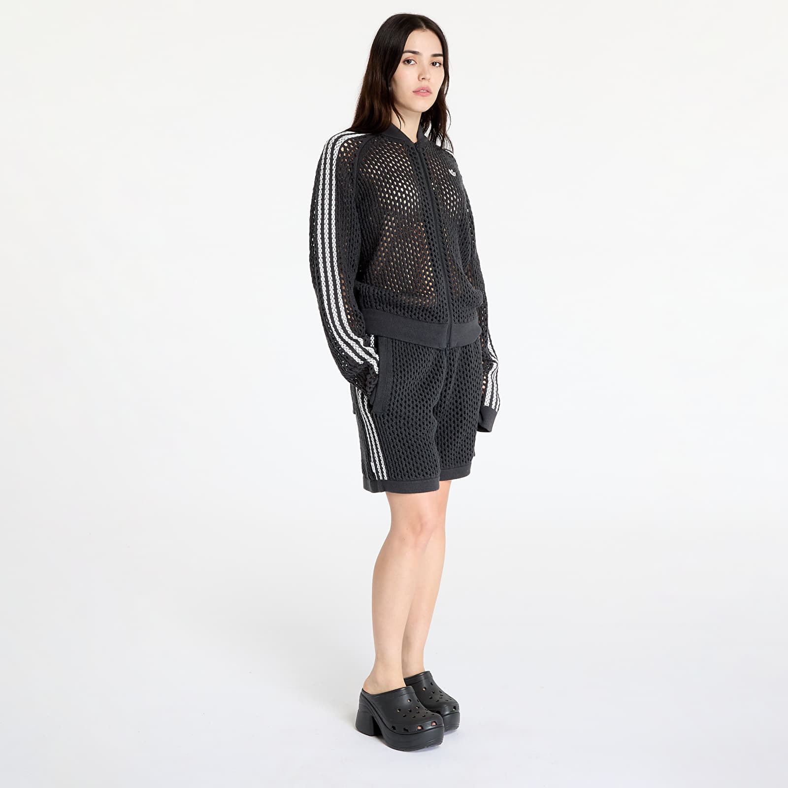 Mikiny adidas x Clot C Sst Track Top UNISEX Carbon