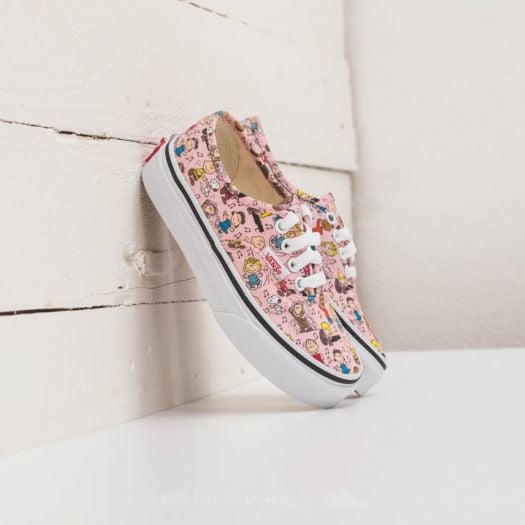 Vans peanuts hombre rosas store