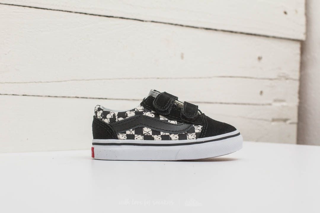 Sneaker und Schuhe fur Kinder Vans x Peanuts Old Skool V Snoopy Checkerboard Footshop