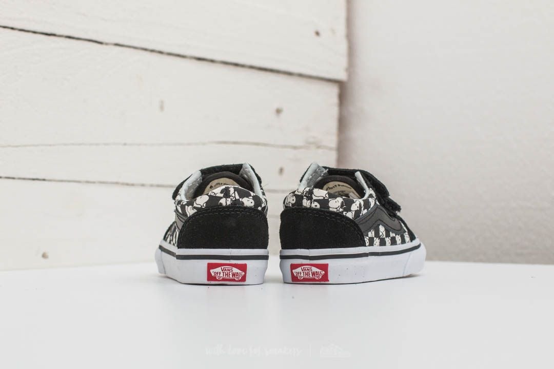 Kids sneakers and shoes Vans x Peanuts Old Skool V Snoopy Checkerboard Footshop