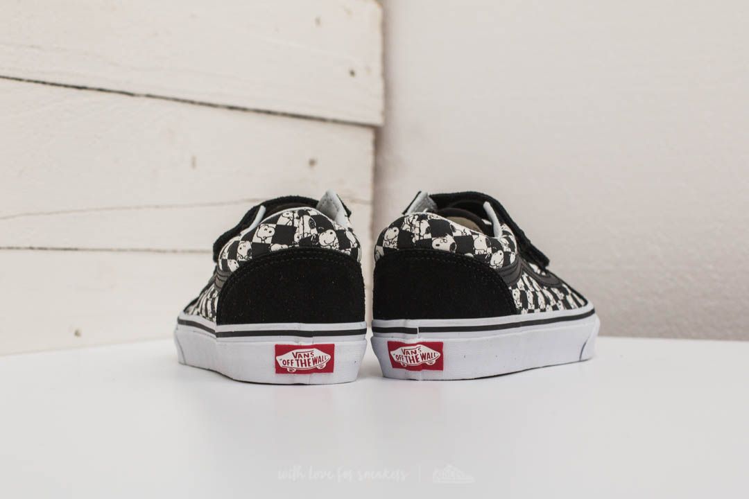 Bērnu kedas un apavi Vans x Peanuts Old Skool V Snoopy/ Checkerboard