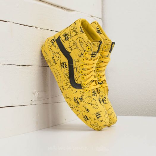 Men's shoes Vans x Peanuts SK8-Hi Reissue Charlie Brown/ Peanuts-Maize |  Footshop