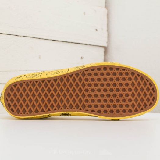 Charlie brown store yellow vans