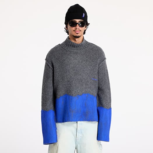 Sveter A-COLD-WALL* Saturate Knit High Neck Grey Slate