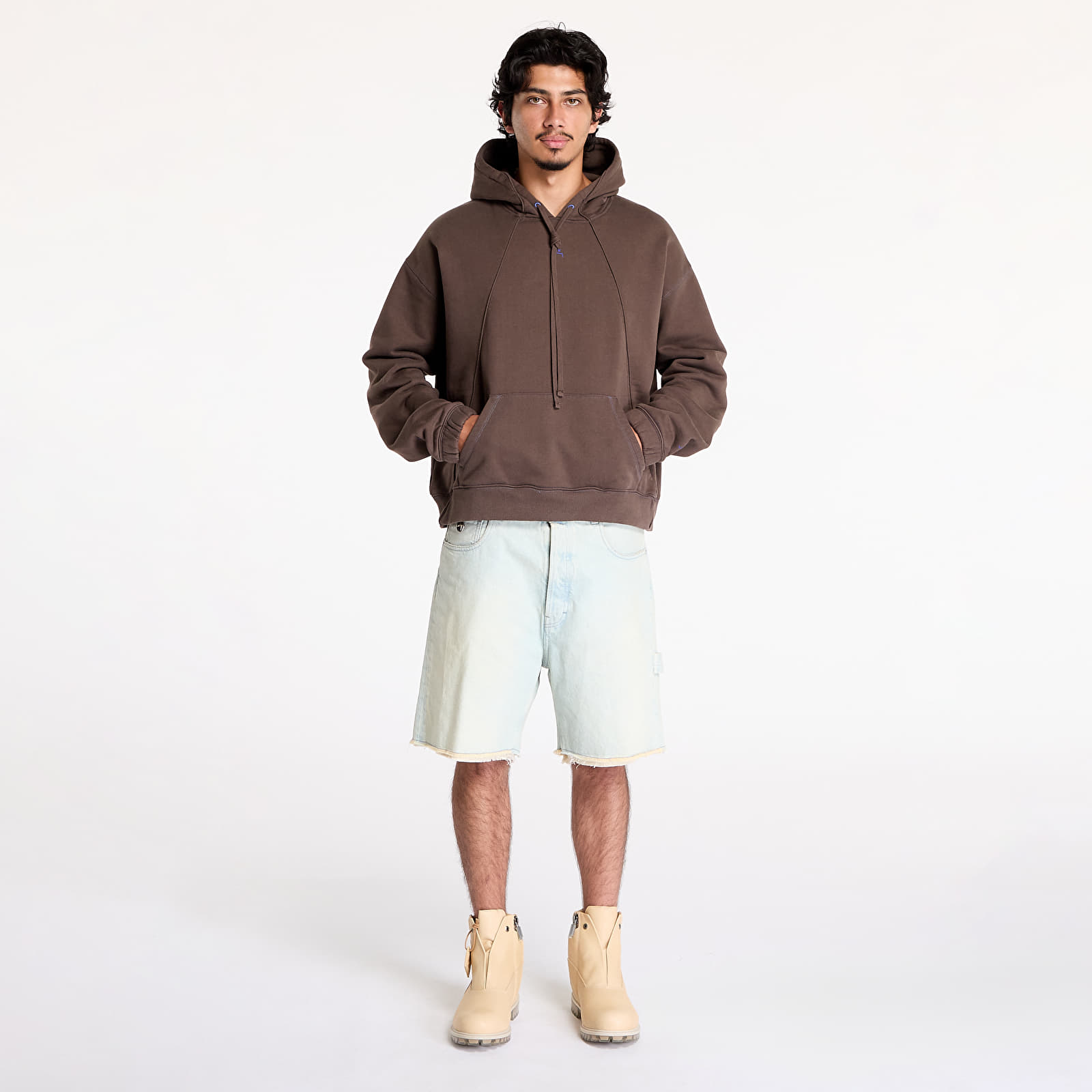 Kapucnis pulóverek és pulcsik A-COLD-WALL* Millbank Hoodie Brown