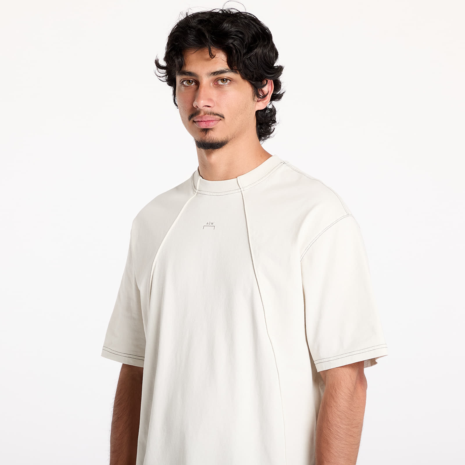 Tricou A-COLD-WALL* Millbank T-Shirt Beige Bone - 1 | YEO