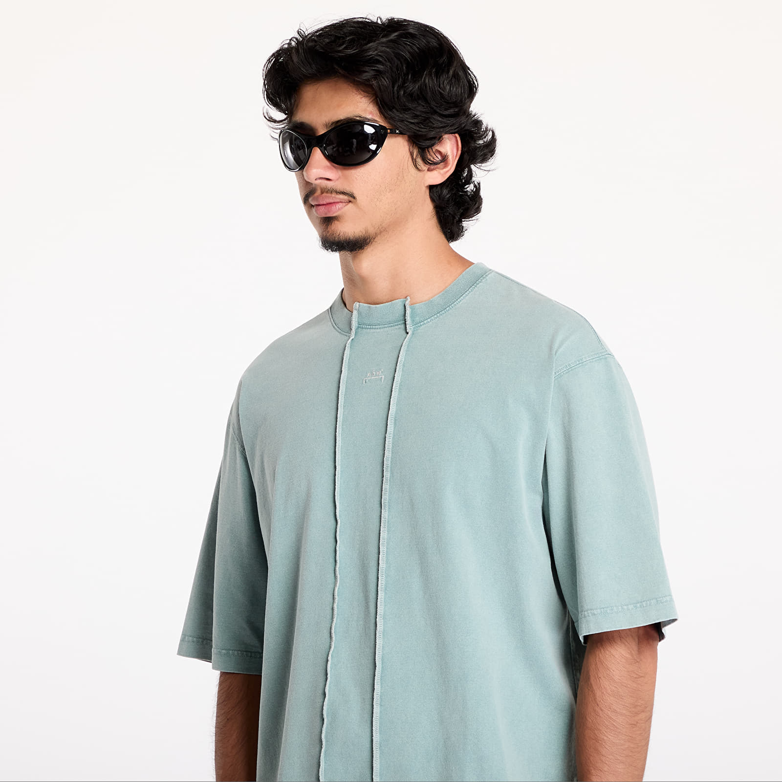 T-Shirts A-COLD-WALL* Fracture T-Shirt Blue/ Grey Faded Teal
