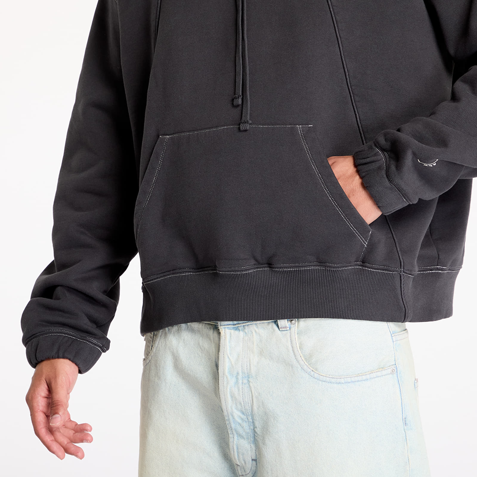 Sweatjacken und Sweatshirts A-COLD-WALL* Millbank Hoodie Black Onyx