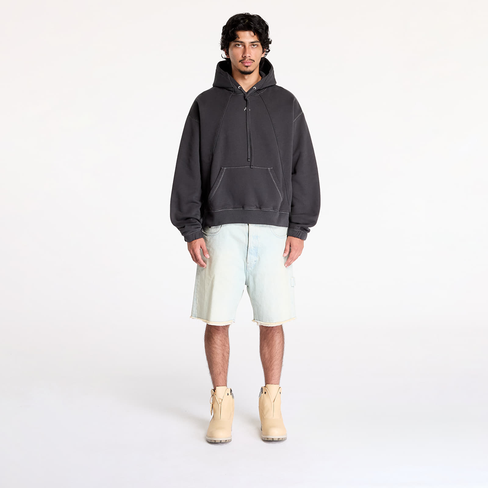 Sweatjacken und Sweatshirts A-COLD-WALL* Millbank Hoodie Black Onyx